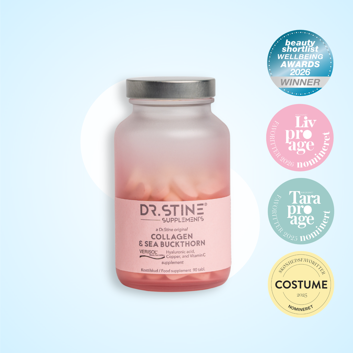 Dr.Stine COLLAGEN with Sea Buckthorn kosttilskudd