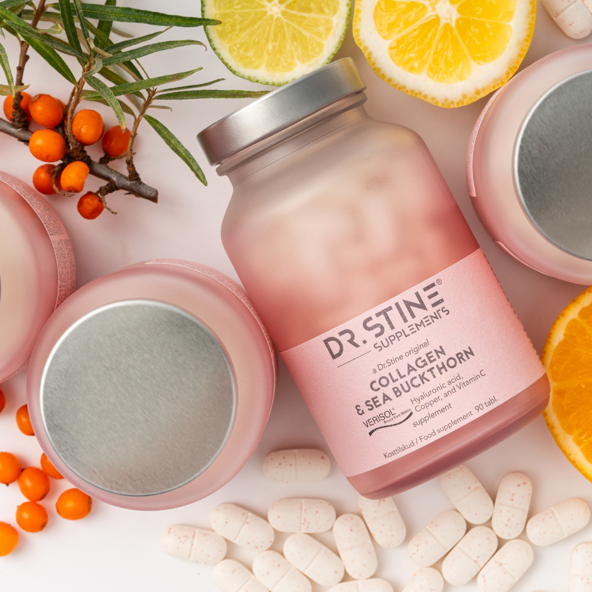 Dr.Stine COLLAGEN with Sea Buckthorn kosttilskudd
